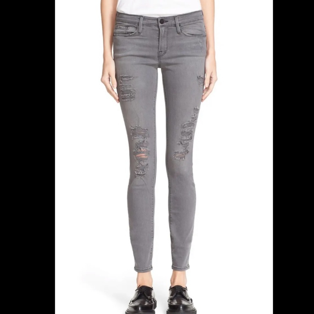 Frame Le Skinny de Jeanne Jeans -Grey Shred